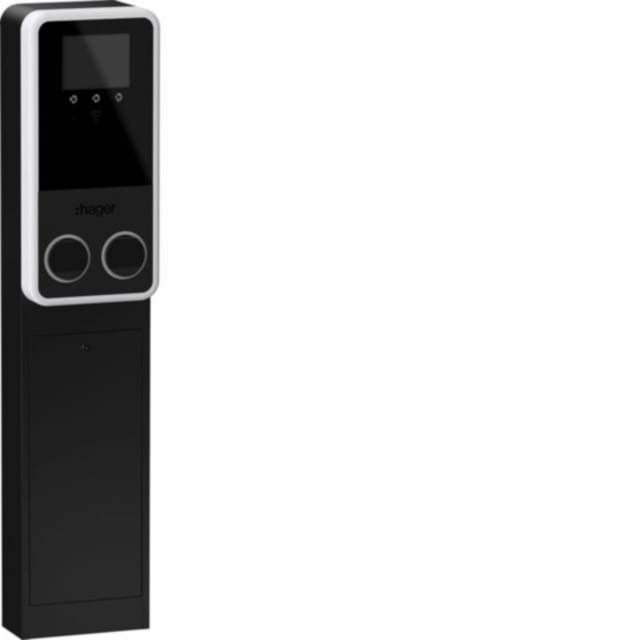 HAGER - Borne de recharge witty park 2 sur pied