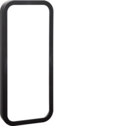 HAGER - Cadre de finition en anthracite pour bornes witty start et witty share - XEVS130