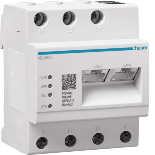 HAGER - Local Load Manager pour 20 prises T2S + CPO - XEM520