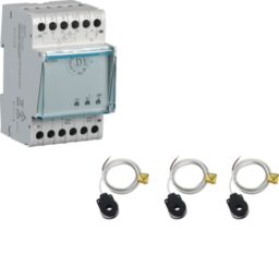 HAGER - Module de gestion de la consommation + 3 tores (triphasé) - XEV305