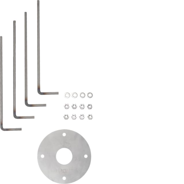 HAGER - Socle d'ancrage dans le béton pour pied XEVA13x - XEVA150