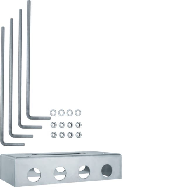 HAGER - Socle d'ancrage dans le béton pour pied witty.park XEV426 - XEV428