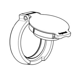 LEGRAND - Embase avec volet prise T2 S pour borne EV Green'up premium - 980949