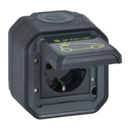 LEGRAND - Plexo contactdoos Schuko Green'up Mode 2 compleet IP55 - 069708L