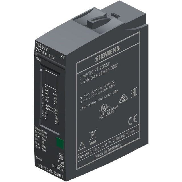 SIEMENS - SIPLUS ET 200SP TM ECC 2xPWM ST -30...60°C avec Conformal Coating basé sur 6FE12 - 6AG12426TM102BB1