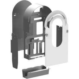 Schneider Automation - EVlink Pro AC Metal kit métallique pour 1 borne sur socle - EVA1RWKS1