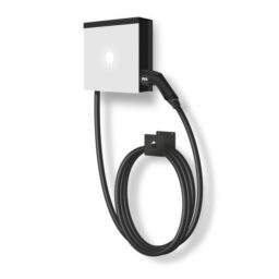 Smappee - EV Wall Business White 3-Phase 22 kW Type 2 cable 8m with cable holder - EVWB-332-C8R-E-W