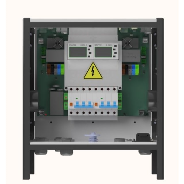 Borne de recharge double 2x22 kW Type 2 OCPP 4G, câbles 5 m – Image 5